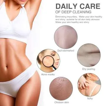 UJFQBH African Net Bath Sponge - Exfoliating Shower Tool