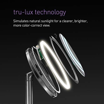 simplehuman Lighted Makeup Mirror with Magnification
