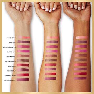 L’Oréal Paris Age Perfect Luminous Hydrating Lipstick + Nourishing Serum, Brilliant Brown, 0.13 oz.