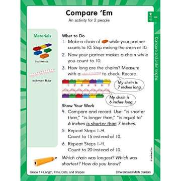 Differentiated Math Center Classroom Kit - DMC Grade 1 [Grade 1 Kit]