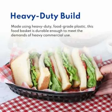 Vibrant New Star Foodservice Fast Food Baskets Set of 12