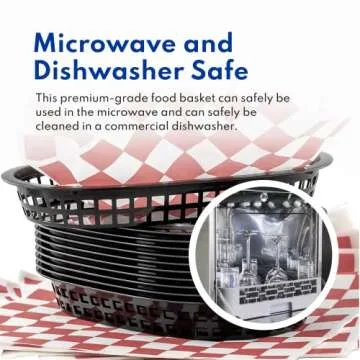 Vibrant New Star Foodservice Fast Food Baskets Set of 12