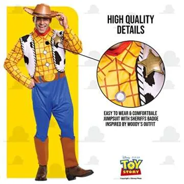 Woody Classic Costume - Perfect for Toy Story Fans!