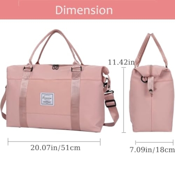 KARRESLY Travel Duffel Bag for Women - Waterproof Tote