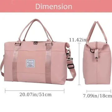 KARRESLY Travel Duffel Bag for Women - Waterproof Tote