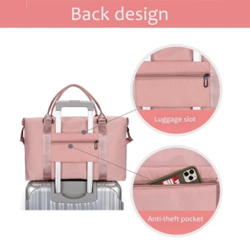 KARRESLY Travel Duffel Bag for Women - Waterproof Tote