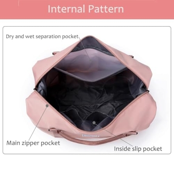KARRESLY Travel Duffel Bag for Women - Waterproof Tote