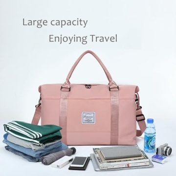 KARRESLY Travel Duffel Bag for Women - Waterproof Tote