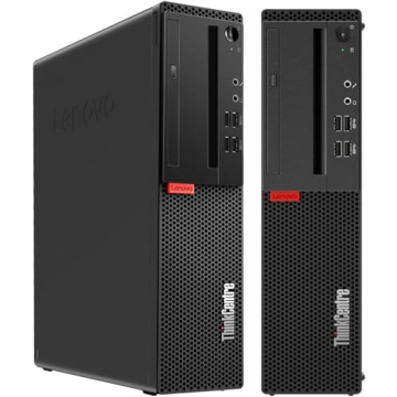 Lenovo ThinkCentre M710S SFF Desktop Computer with 24" FHD Monitor, 6th Gen Core 3.70GHz, 16GB RAM, ...