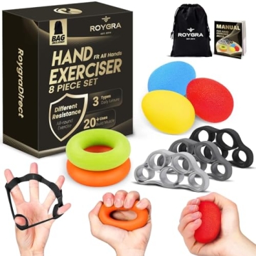 Roygra Hand Grip Strengthener for Finger Exercise