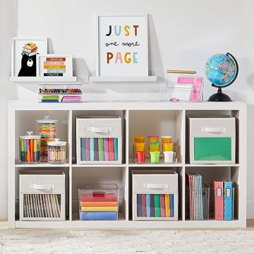 Stylish mDesign Storage Organizer Bins for Playrooms