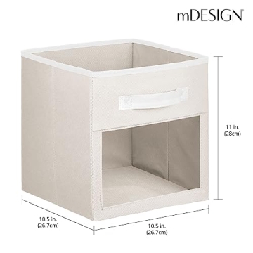 Stylish mDesign Storage Organizer Bins for Playrooms