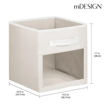Stylish mDesign Storage Organizer Bins for Playrooms