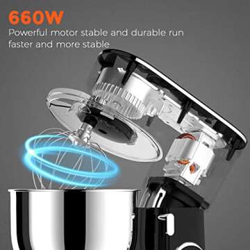 Syvio Stand Mixer 7.5QT