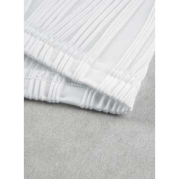 EVALESS Women's Sleeveless Wavy Tank Top for Summer