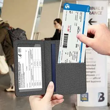 Stylish Fintie Travel Passport Holder with RFID Protection