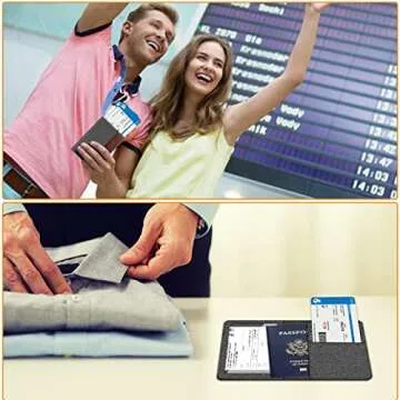 Stylish Fintie Travel Passport Holder with RFID Protection