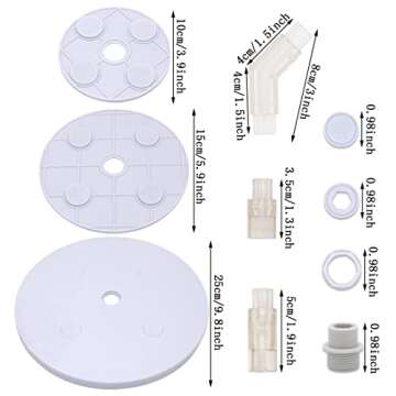 2-in-1 Upgrade Cake Support Kit Antigravity Cake Pouring Ice Cream Cone Support Reusable Cake Structure Frame DIY Cake Stand Handmade Cake Decoration for Baby Shower Graduation Birthday Wedding Party