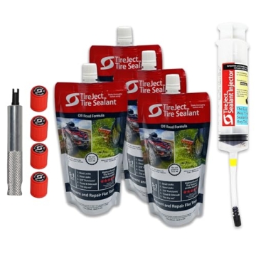 TireJect Off-Road Tubeless Tire Sealant Kit: Repair & Prevent Flat Tires