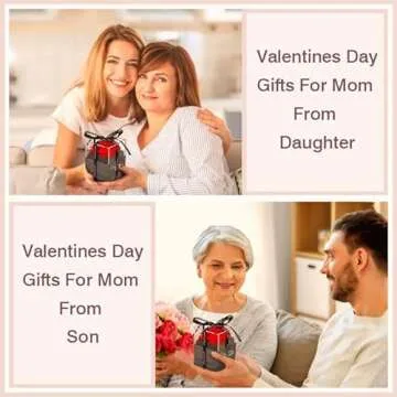 Gifts for Mom Preserved Flowers Real Red Rose Gifts for Mom Birthday Gifts for Mom from Daughter Son I Love You Mom Gifts for Mothers Day Valentines Christmas