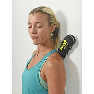 The Original Worm 6.3-Portable Massage Muscle Roller-Black Small
