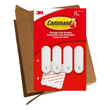 Versatile Command Large Wire Hooks for Damage-Free Organization