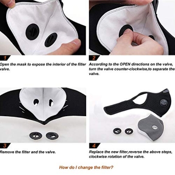 Salipt Reusable Anti Dust Mouth Face Filter for All