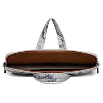 Stylish Canvaslife Marble Laptop Messenger Bag for Carrying