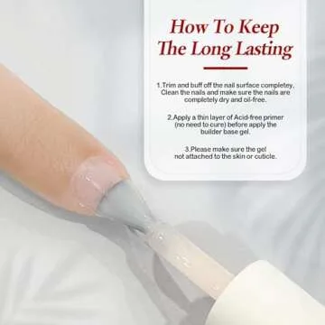 FZANEST Rubber Base Gel - Strong & Natural Nail Polish