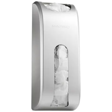 Manterio Plastic Bag Holder | Upgraded Wall-Mount Grocery Bag Dispenser | Space-Saving Design | Easy...