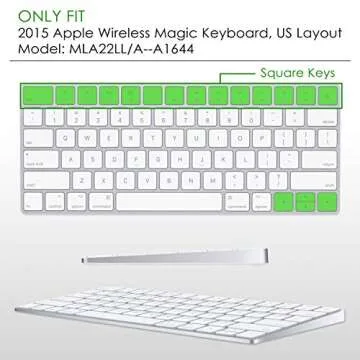Allinside Rainbow Cover for Apple Magic Keyboard (MLA22LL/A) with US Layout