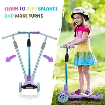 Buy 3 Wheel Kids Scooter with Light Up Wheels