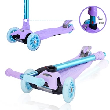 Buy 3 Wheel Kids Scooter with Light Up Wheels