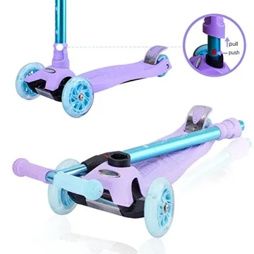 Buy 3 Wheel Kids Scooter with Light Up Wheels