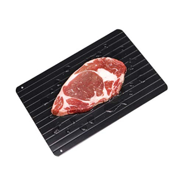 Hillento Defrosting Tray, Fast Defrosting Tray for Frozen Foods, Thawing Plate for Meat, Steak, Chic...