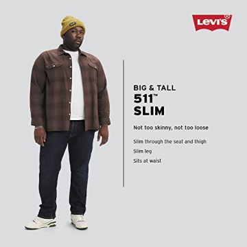 Levi's Men's 511 Slim Fit Jeans - Caught Up Dark Indigo