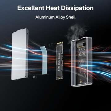 ACASIS 40Gbps M.2 SSD Enclosure - Speed & Versatility