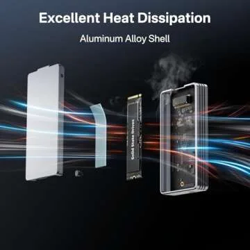 ACASIS 40Gbps M.2 SSD Enclosure - Speed & Versatility