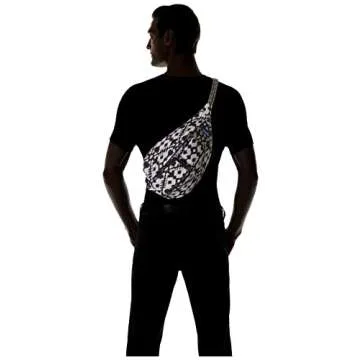 KAVU Mini Rope Sling Pack with Adjustable Rope Shoulder Strap, Ink Blot