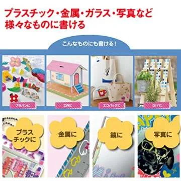 Uni Posca Paint Marker Pen, Fine Point, Set of 7 Natural Color (PC-3M 7C),Original Version