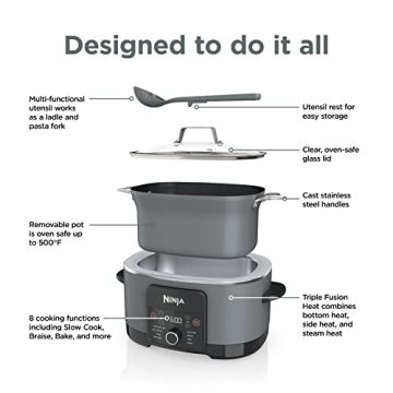 Ninja MC1001 Foodi PRO 8.5 Quart Multi-Cooker