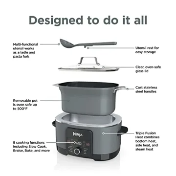 Ninja MC1001 Foodi PRO 8.5 Quart Multi-Cooker