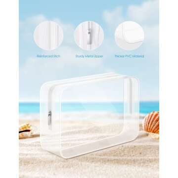 Morfone Travel Bottles Set for Toiletries, TSA Approved Travel Size Containers Leak Proof Refillable Liquid Silicone Squeezable Travel Accessories for Shampoo Conditioner Lotion