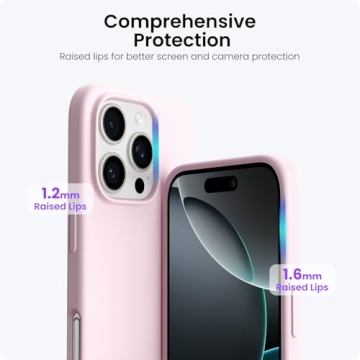 Slim Liquid Silicone iPhone 16 Pro Case in Pink