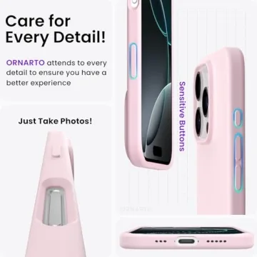 Slim Liquid Silicone iPhone 16 Pro Case in Pink
