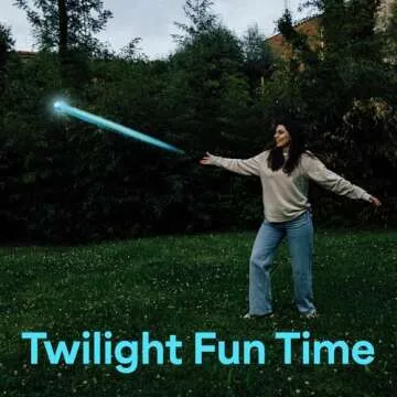 nutty toys Interactive Drone - Hand Operated Light Up Boomerang for Kids & Adults | Easy Shake to Start Flying UFO | Top Easter Gift Idea 2025 for Boys & Teens 8 9 10 11 12 13 14 15