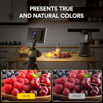 RALENO LED Video Soft Light for Professional YouTube Streaming