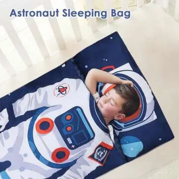 Kids Sleeping Bag with Removable Pillow for Adventurous Naps