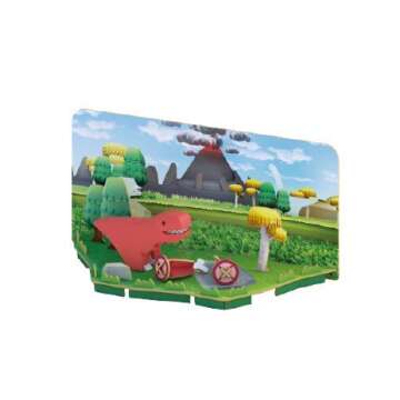 HALFTOYS: My Cute and Crafty Pet Dinosaur, T-Rex (Craft, Magnet, Puzzle, Play and Display!)