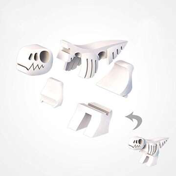 HALFTOYS: My Cute and Crafty Pet Dinosaur, T-Rex (Craft, Magnet, Puzzle, Play and Display!)